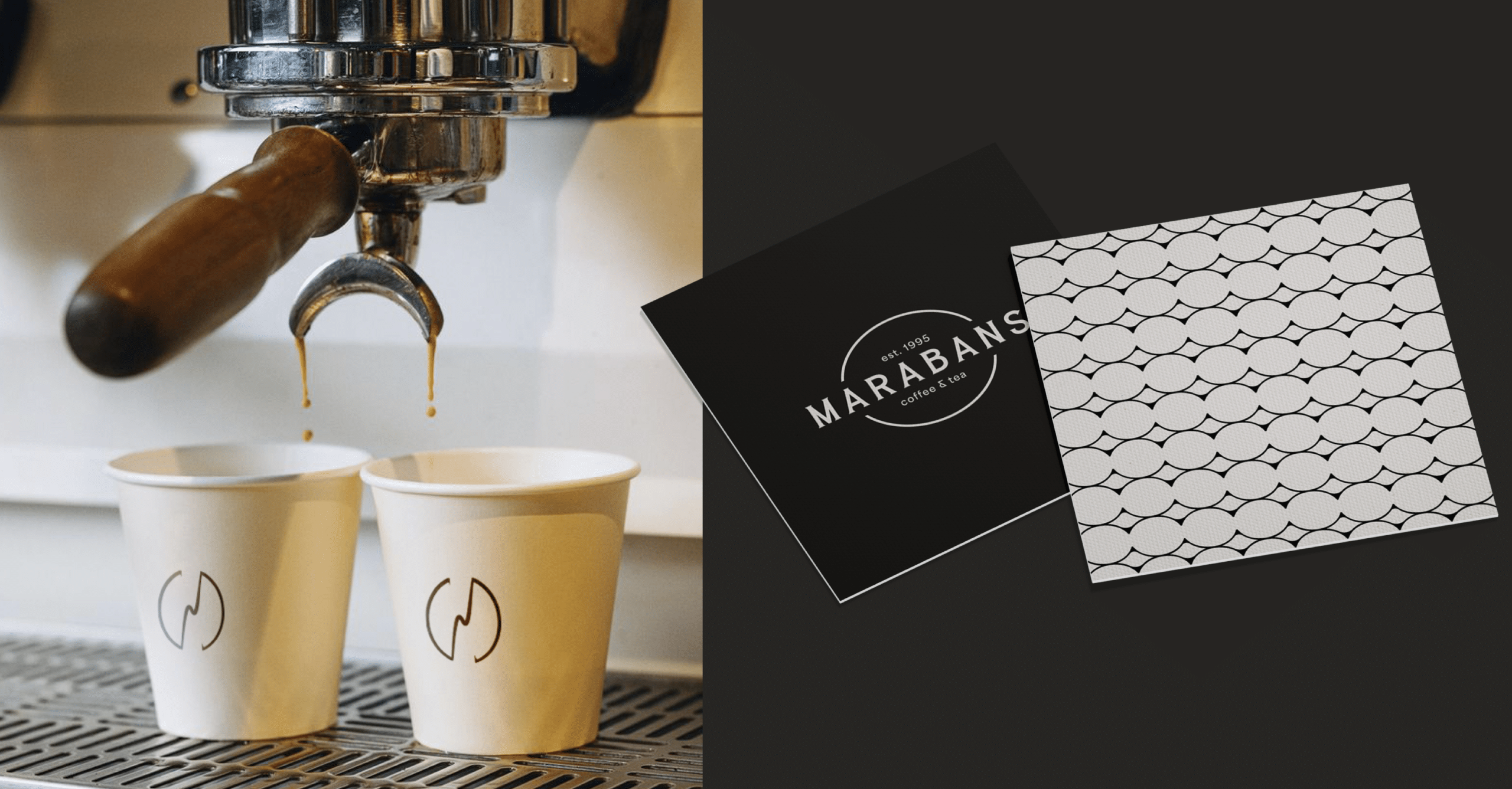Marabans &mdash; patr&oacute;n de &oacute;valos exclusivo derivado de la forma del logotipo